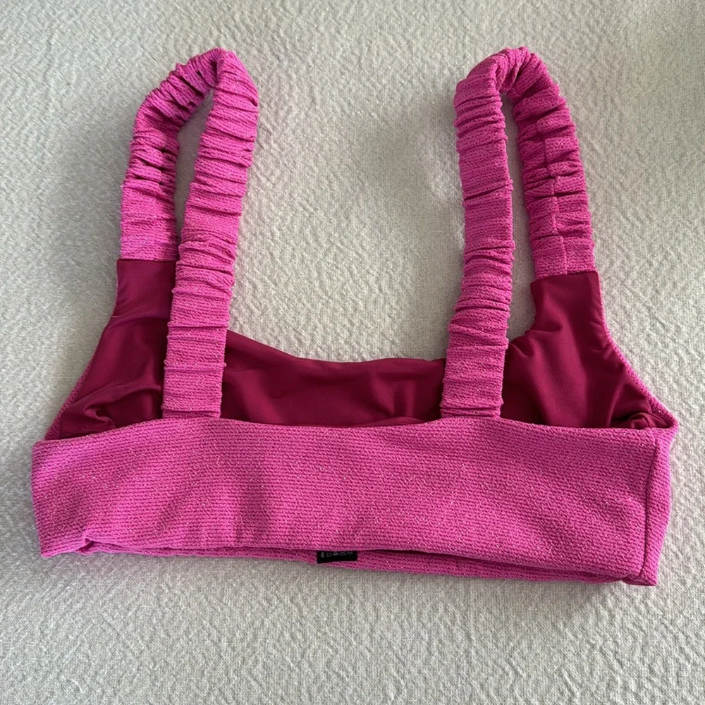 BEACH RIOT EFFIE BIKINI TOP, Size Medium, $98